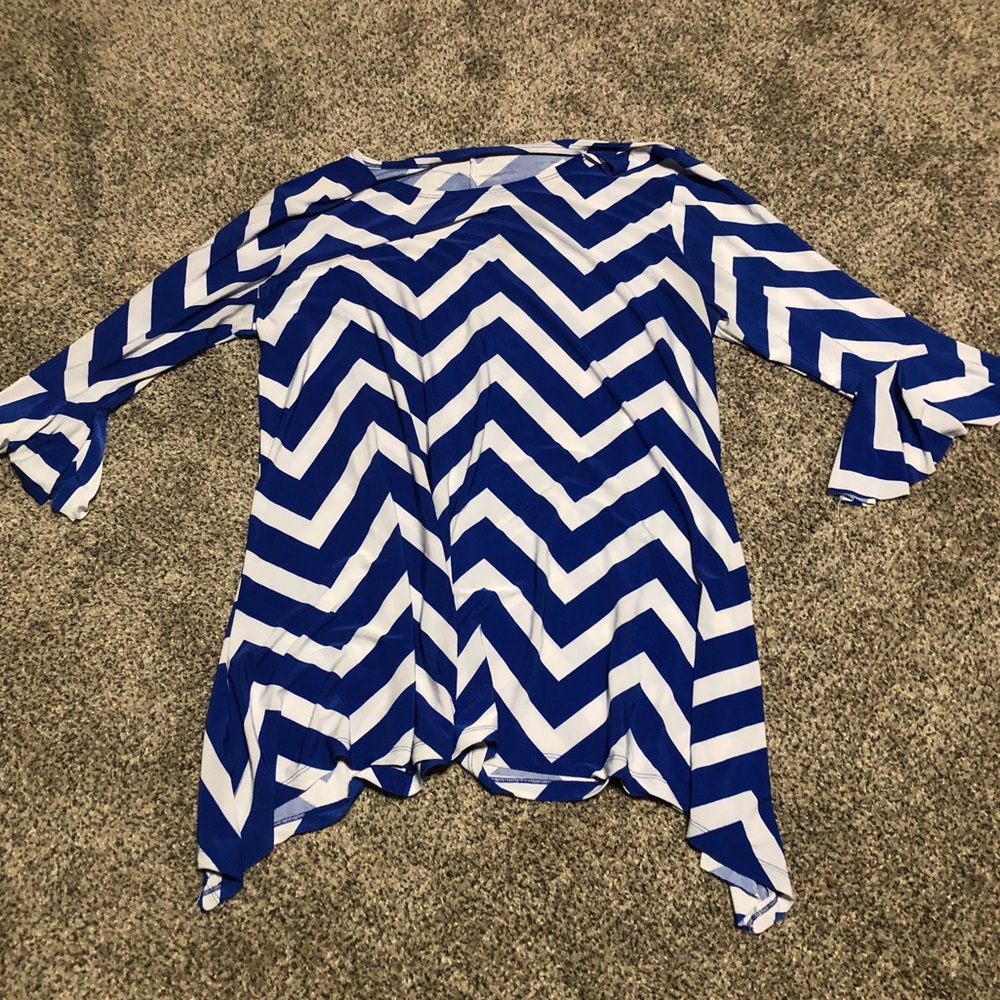 Chevron Tunic blouse